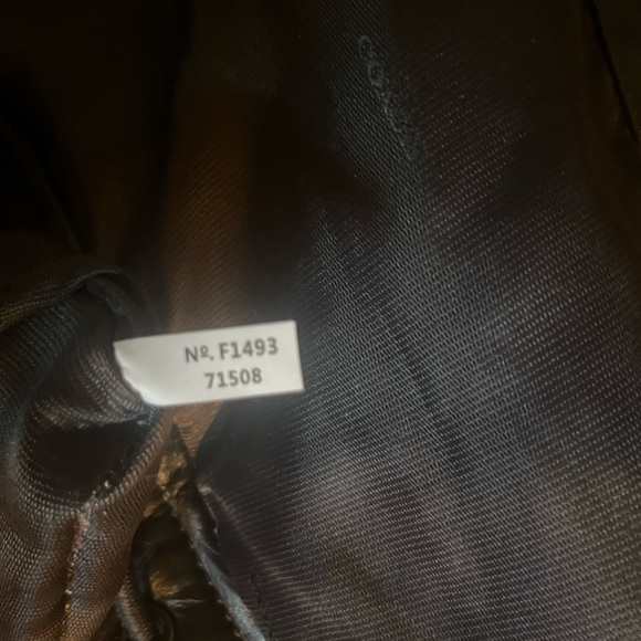 Coach Leather Backpack/Daypack. Midnight/Cobalt Blue. Style# 71508 - Picture 10 of 15